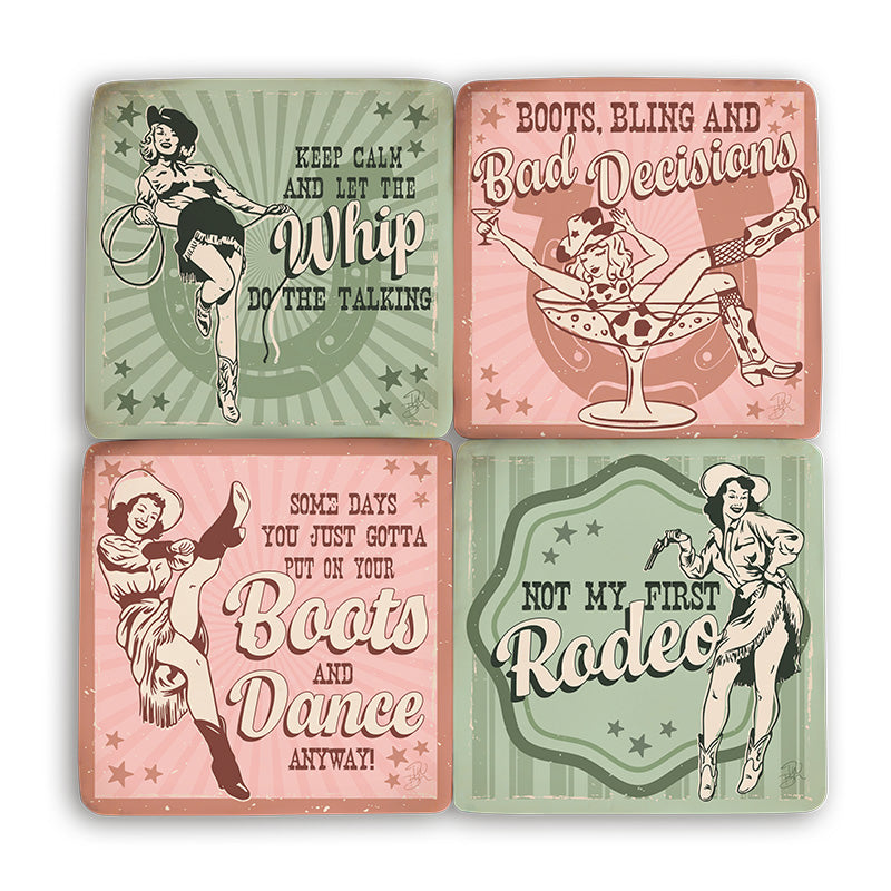 Resin Coaster [desn:farm Animals]