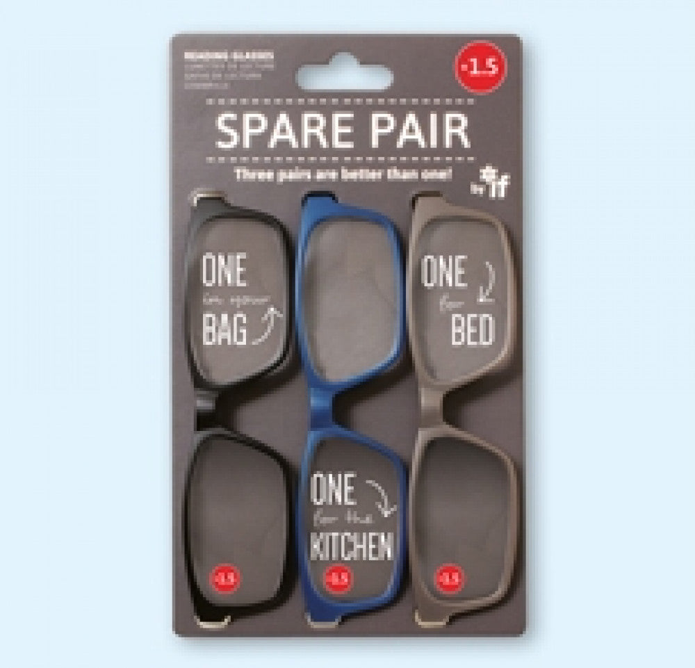 Spare Pair Reading Glasses [sz:1.5 Col:classic]