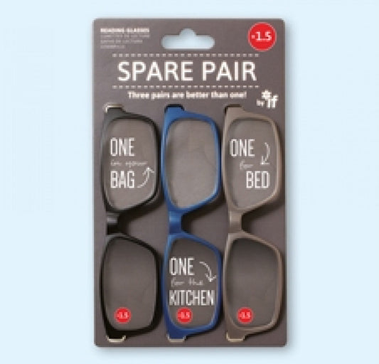 Spare Pair Reading Glasses [sz:1.5 Col:classic]