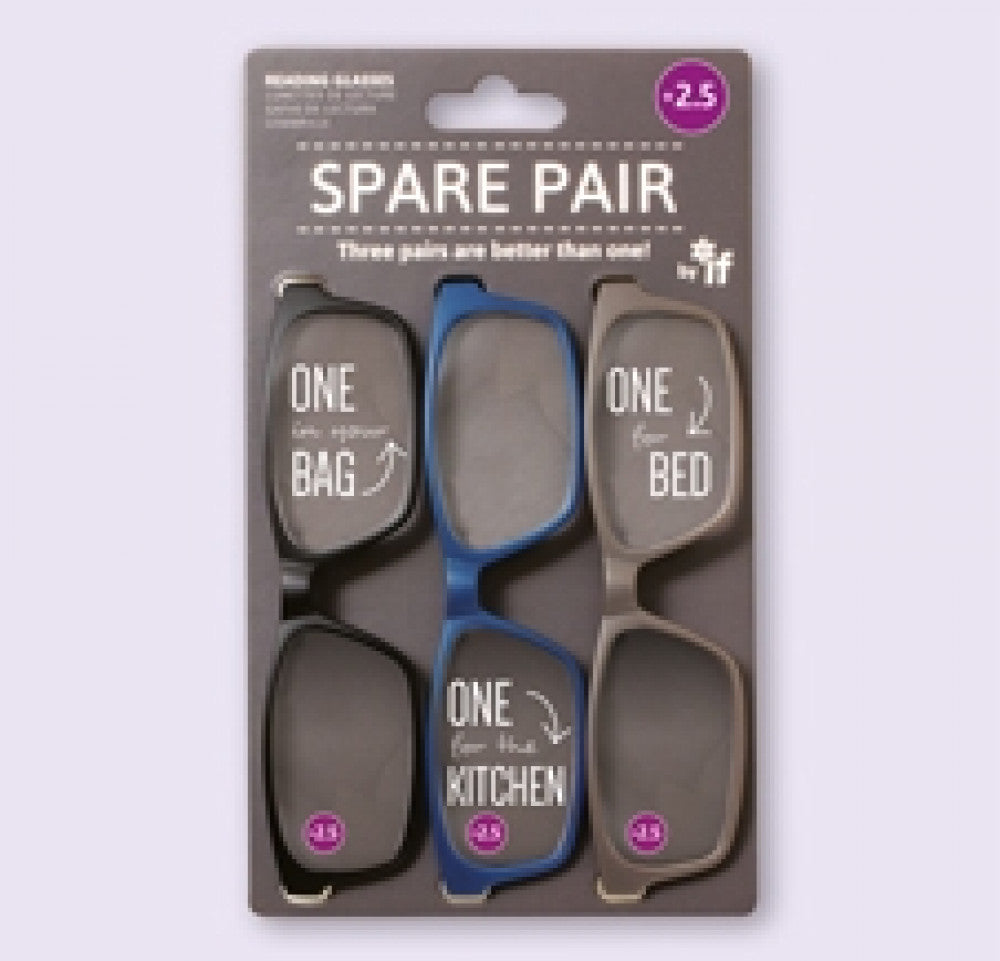 Spare Pair Reading Glasses [sz:1.5 Col:classic]