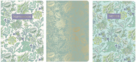 Fresh Blooms 3 Pack A6 Notebooks