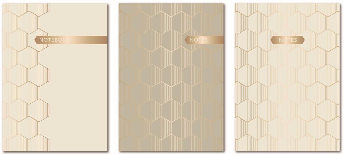 Linear 3 Pack A6 Notebooks