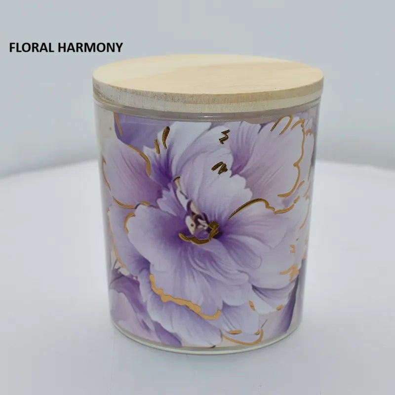 Scented Wish Candle [desn:floral Harmony]