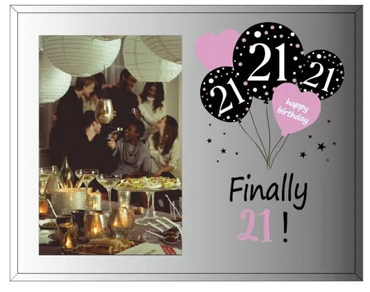 Memorable Birthday Glass Frame 
