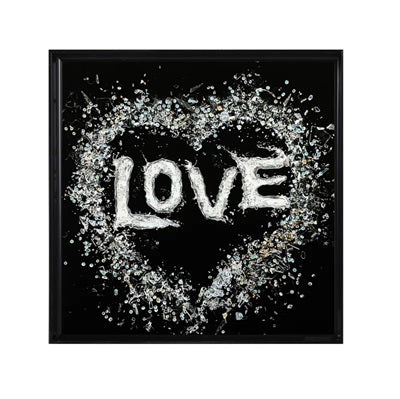 Love Crystal Wall Art