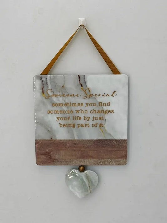 Heartfelt Hanging Plaque Ssp