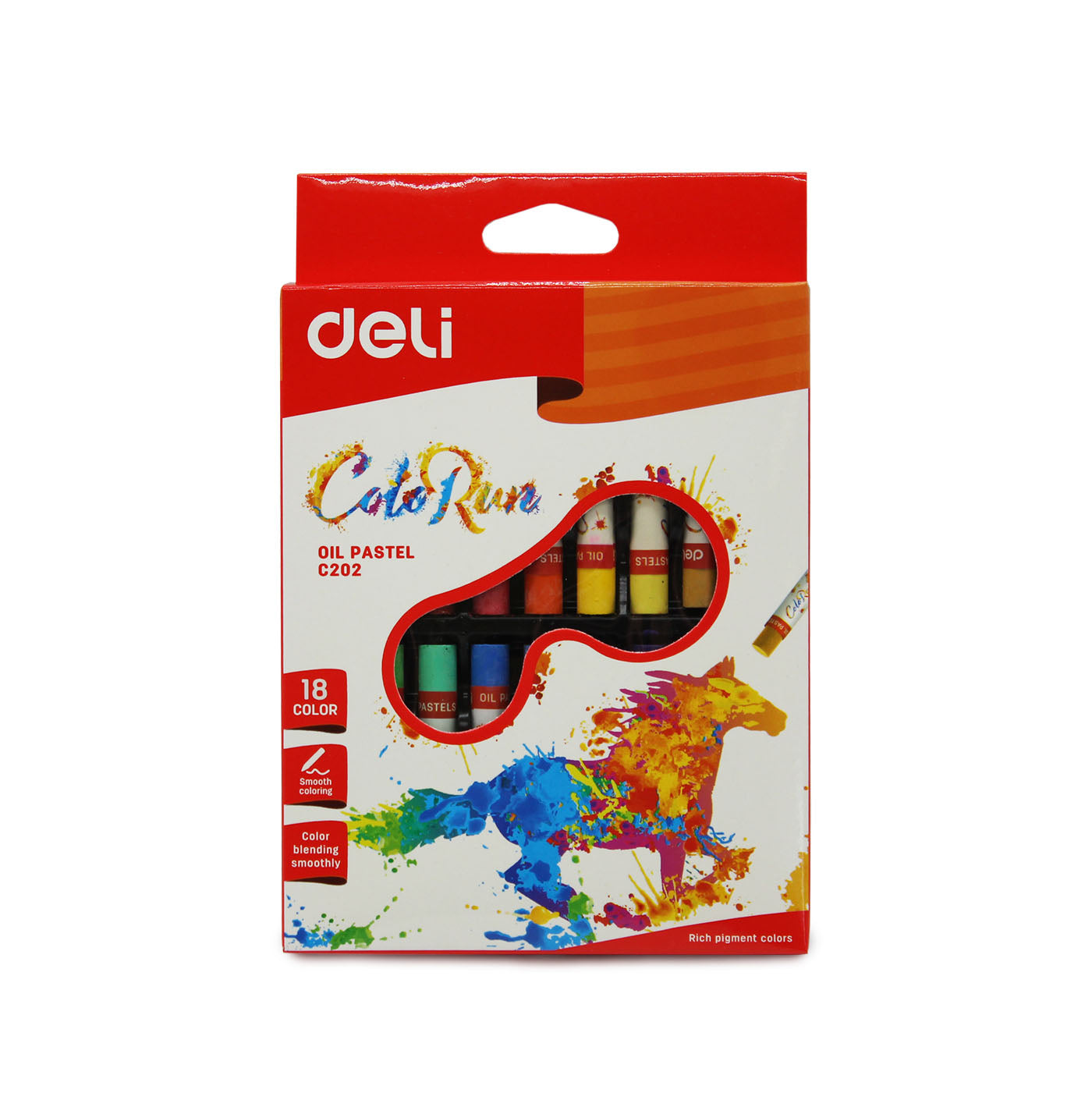 Oil Pastels Deli Pk 18 