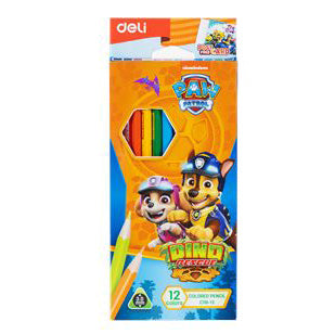 Pencil Coloured Triangle 'paw Patrol' 12