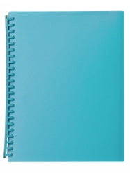 Display Book  Light Blue A4 20 Pockets  