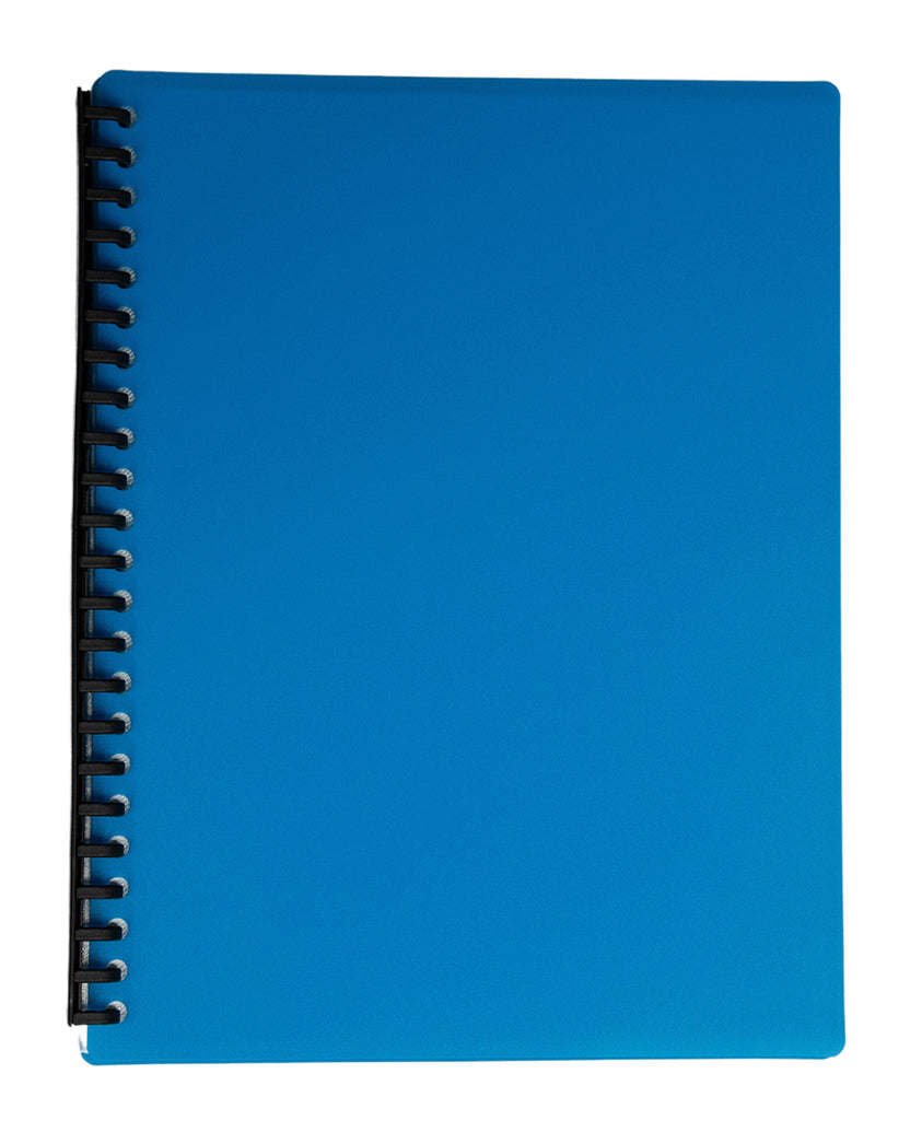 Display Book Blue A4 20 Pockets