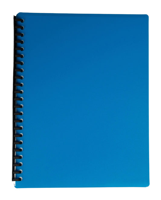 Display Book Blue A4 20 Pockets