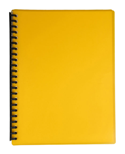 Display Book Yellow  A4 20 Pocket
