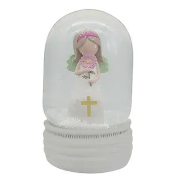 Angleic Blissings Water Globe - Cross