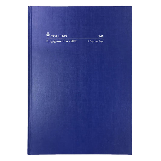 Diary 2027 Collins Kingsgrove A4 241.p59 2dtp Blue