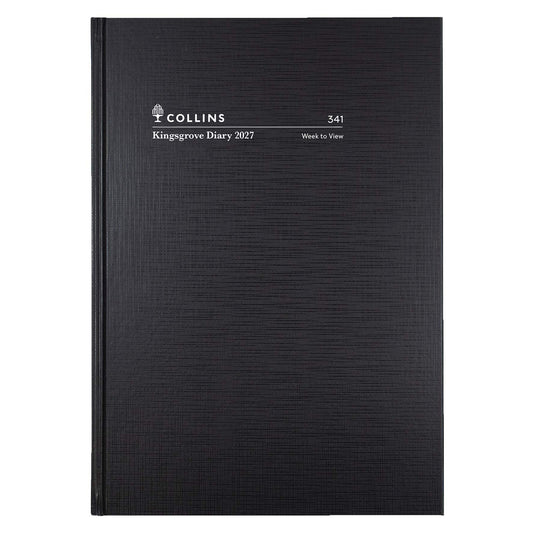 Diary 2027 Collins Kingsgrove A4 341.p99 Wtv Black