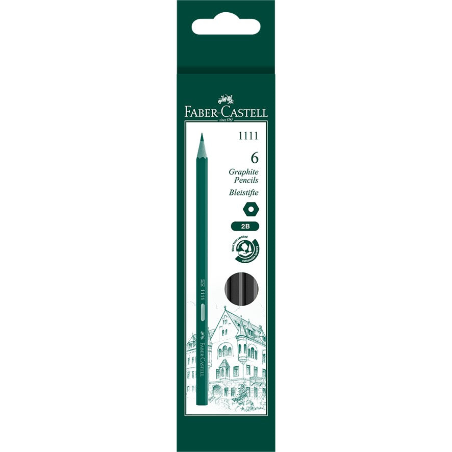 Pencil Graphite Faber-castell Economy 1111 2b Bx6