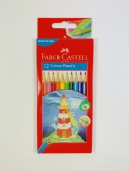 Pencil Coloured Faber-castell Hexagonal Pk12