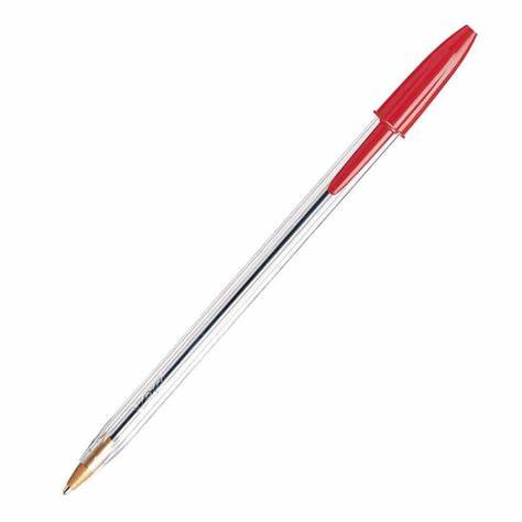 Pen Red Bic Cristal Bp Med