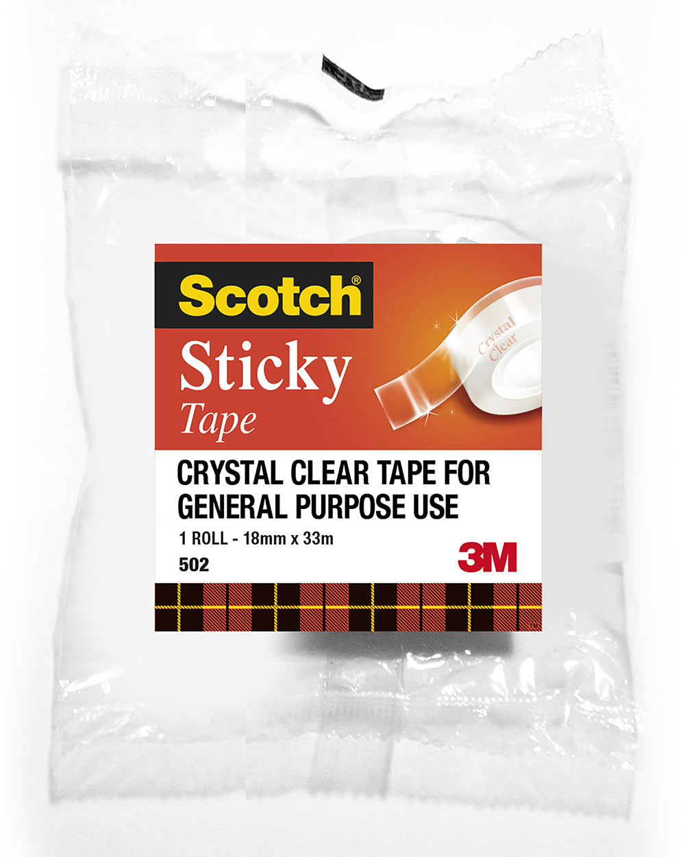 Tape Sticky Scotch 502 18mmx66m