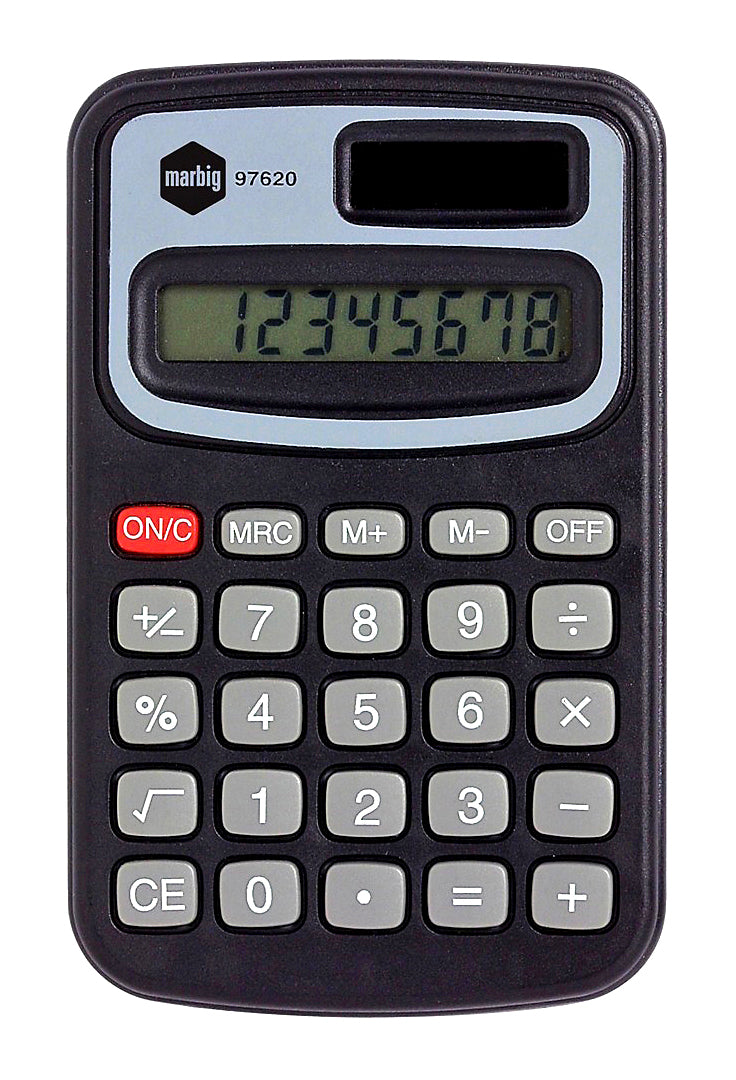 65049 Calculator Pkt 8 Dig Marbig