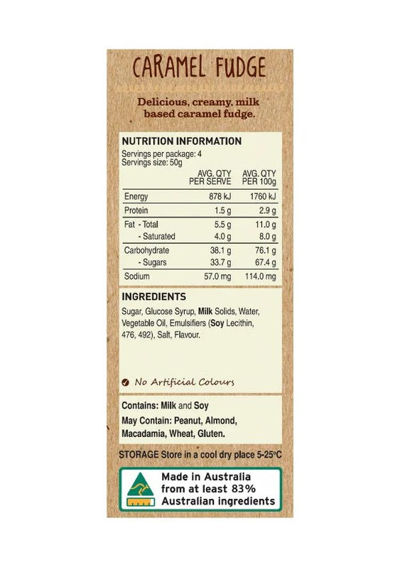 Kelly Candy Caramel Fudge