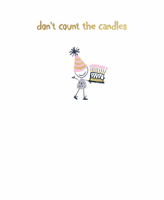 Card Smudge Dont Count The Candles