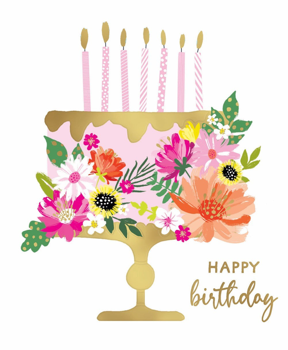Card Freda Floral Cake Stand