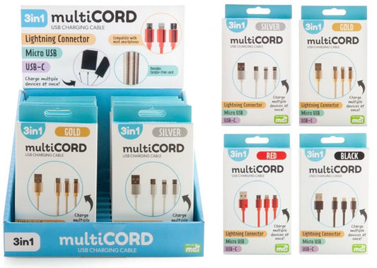 Multicord 3-in-1 Charge Cable