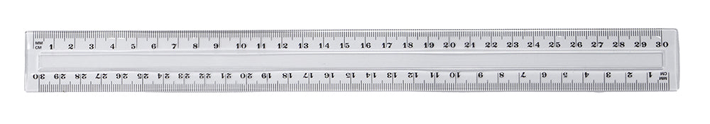 Ruler Plastic 30cm Gns