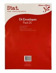 C4 Envelopes 324x229mm 25 Pk