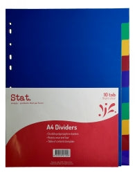 47125 A4 10 Tab Divider Pp Multi Col