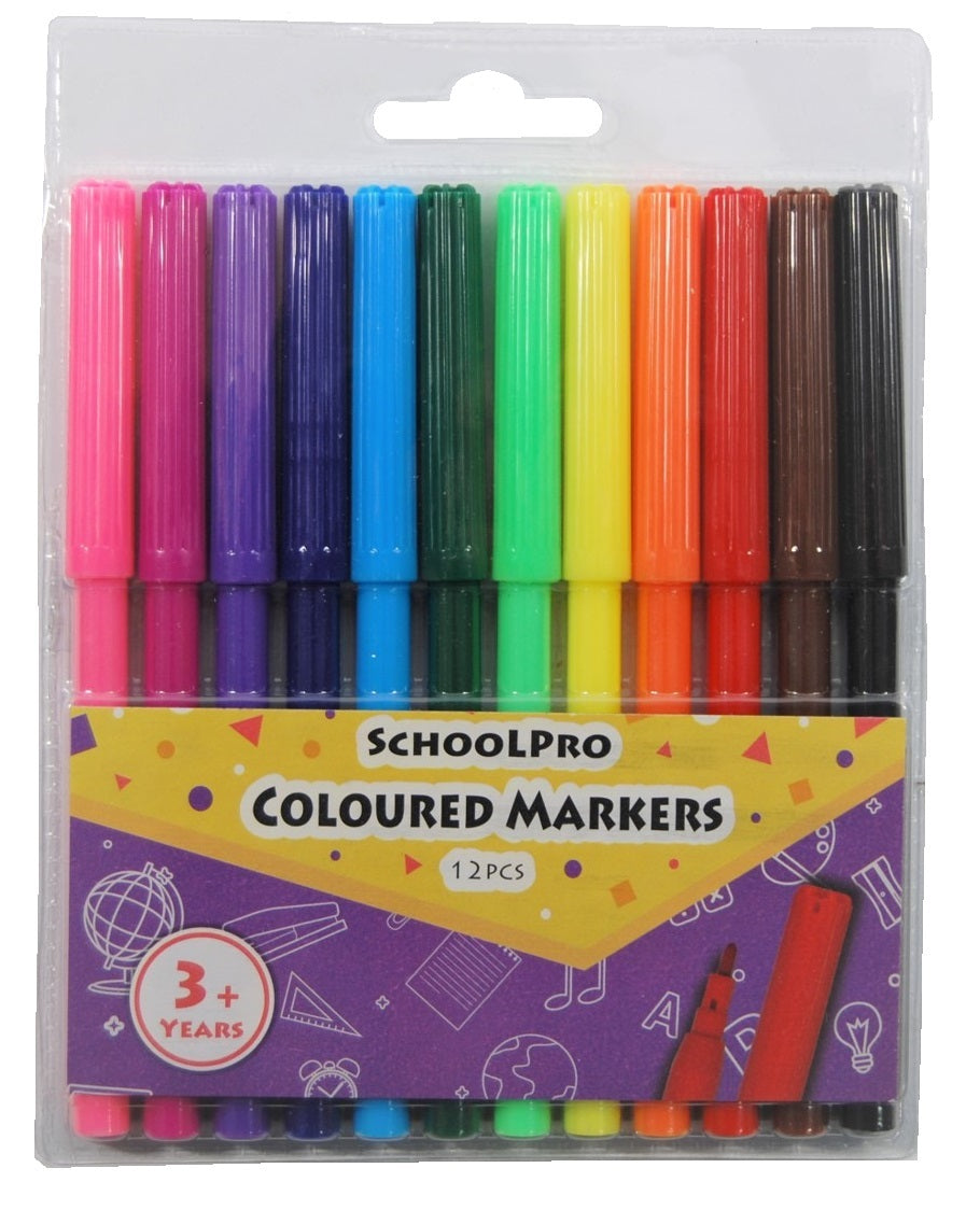 Wlt12 Markers Schoolpro Coloured