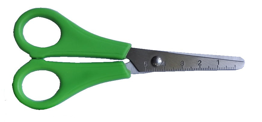 Scissors 130mm L/h Green Gns