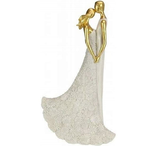 Gold Accted Couple Dancing 38.5