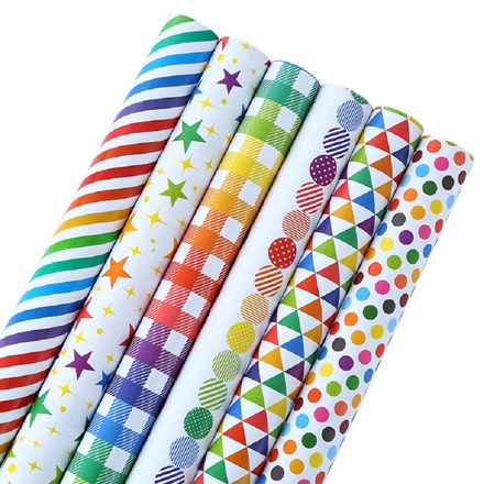 Roll Wrap 70x3m Colourful & Brght