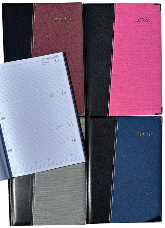 Diary A4 Week To View 2 Tone [col:grey]