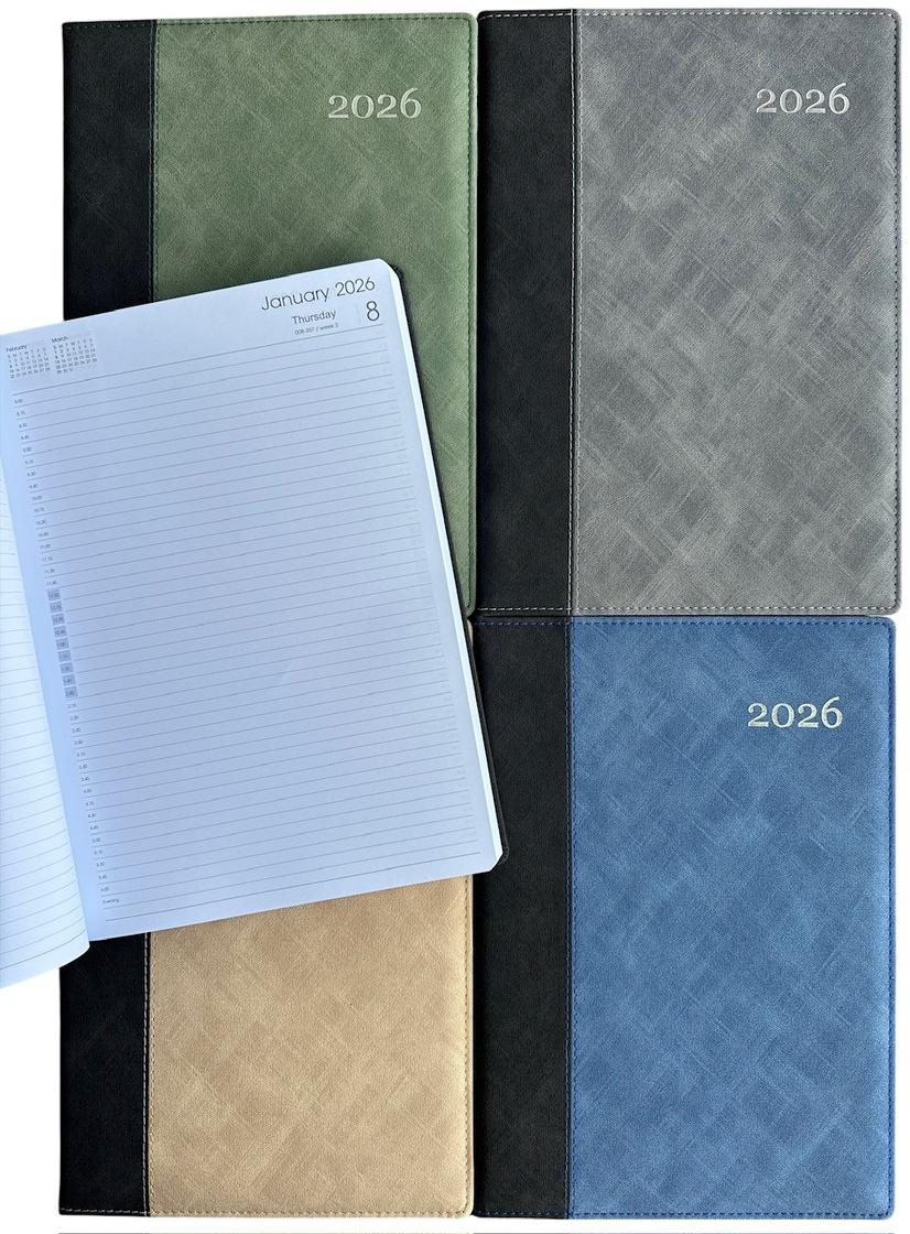 Diary A4 Day To Page [col:blue]
