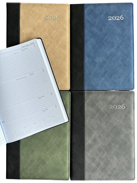 Diary Q7 Quarto Week To View [col:grey]