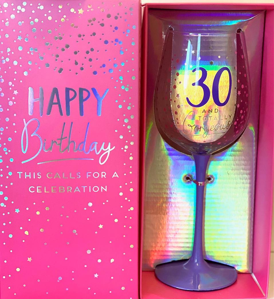 Wine 30th Dotty Star