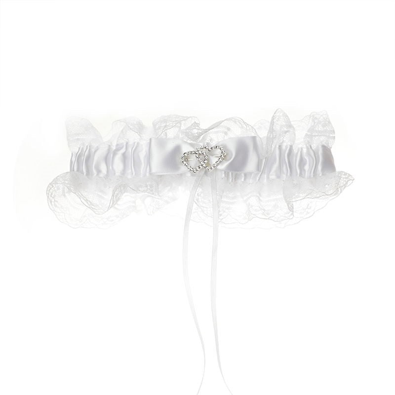 Wedding Garter White