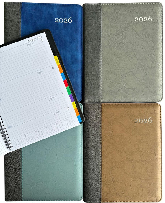 Quarto Weektoview Management Planner [col:light Blue]