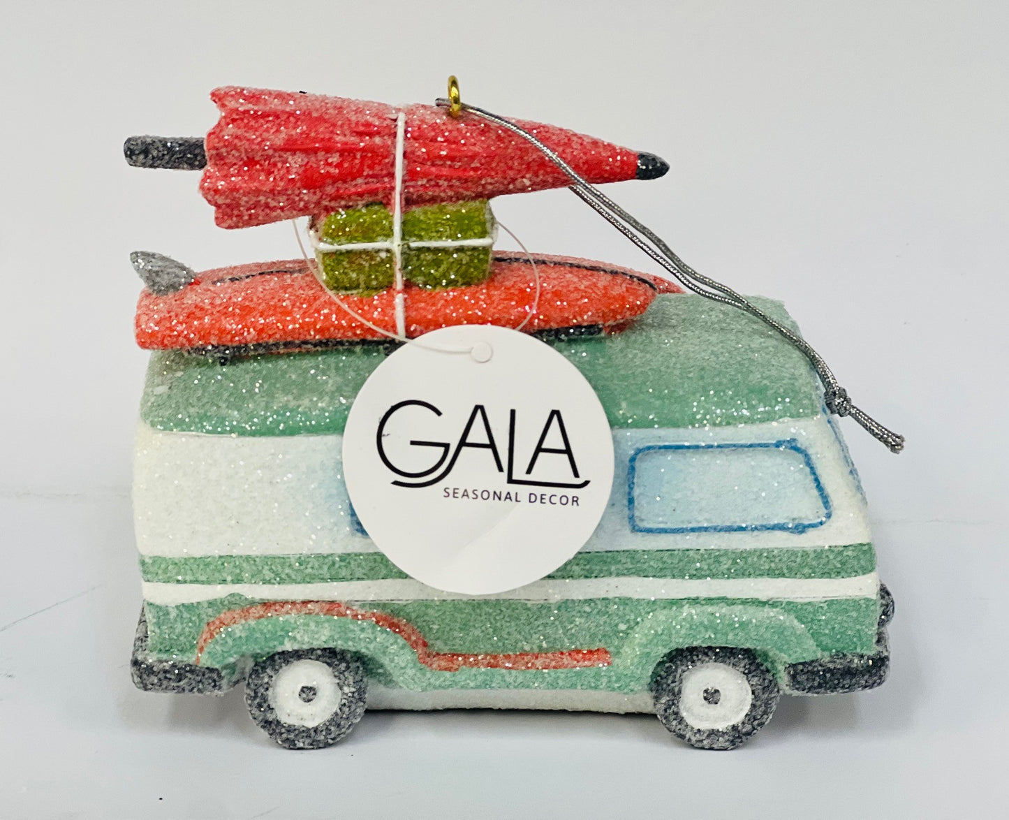 Santa Kombi Van Hanging Decoration