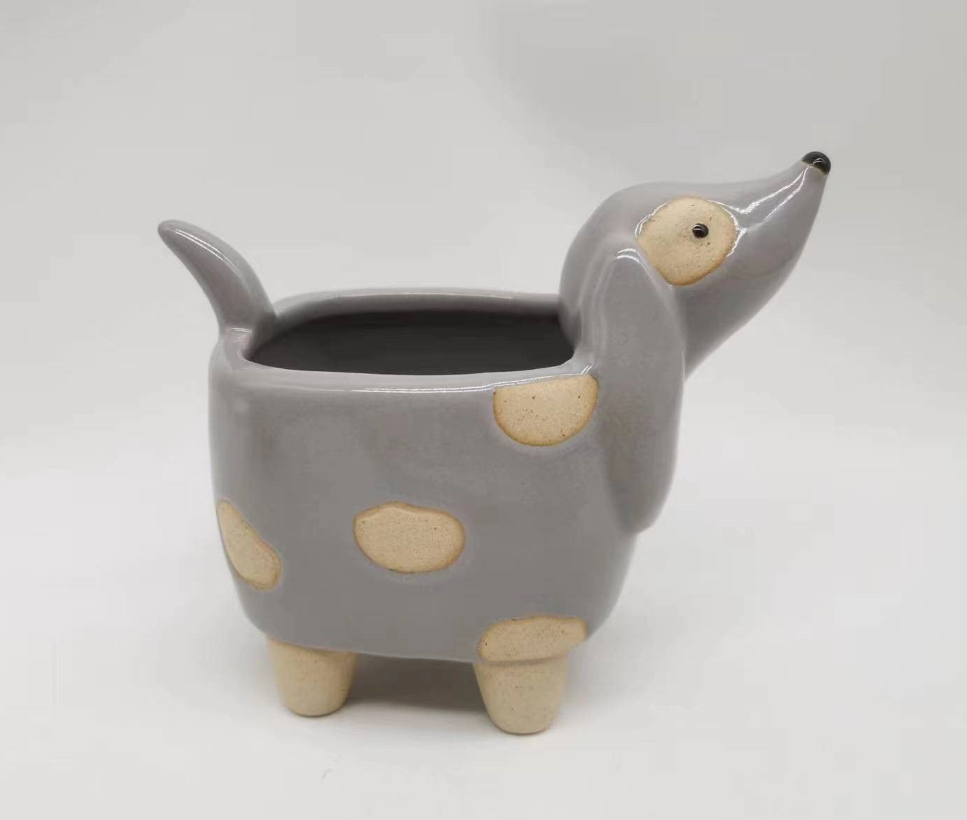 Yr Sml Puppy Pot Planter