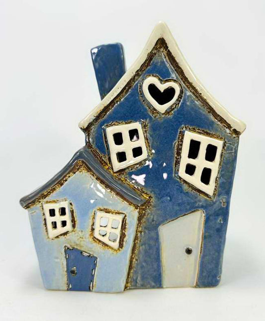 Yr Blue Cottage Tealight