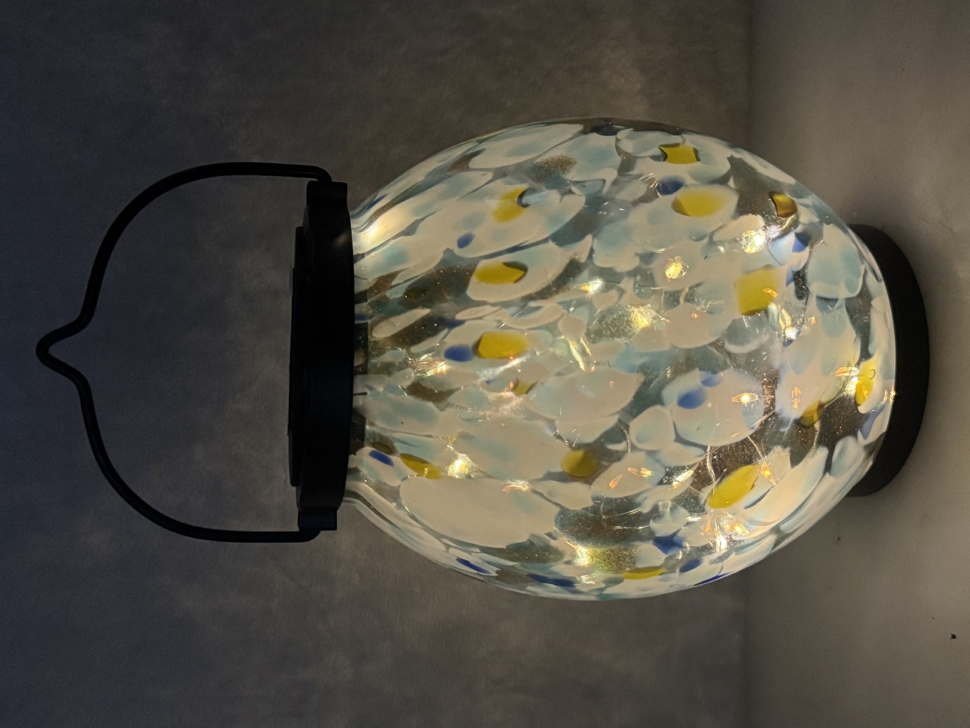 Hanging Solar Lantern [col:soft Pink]