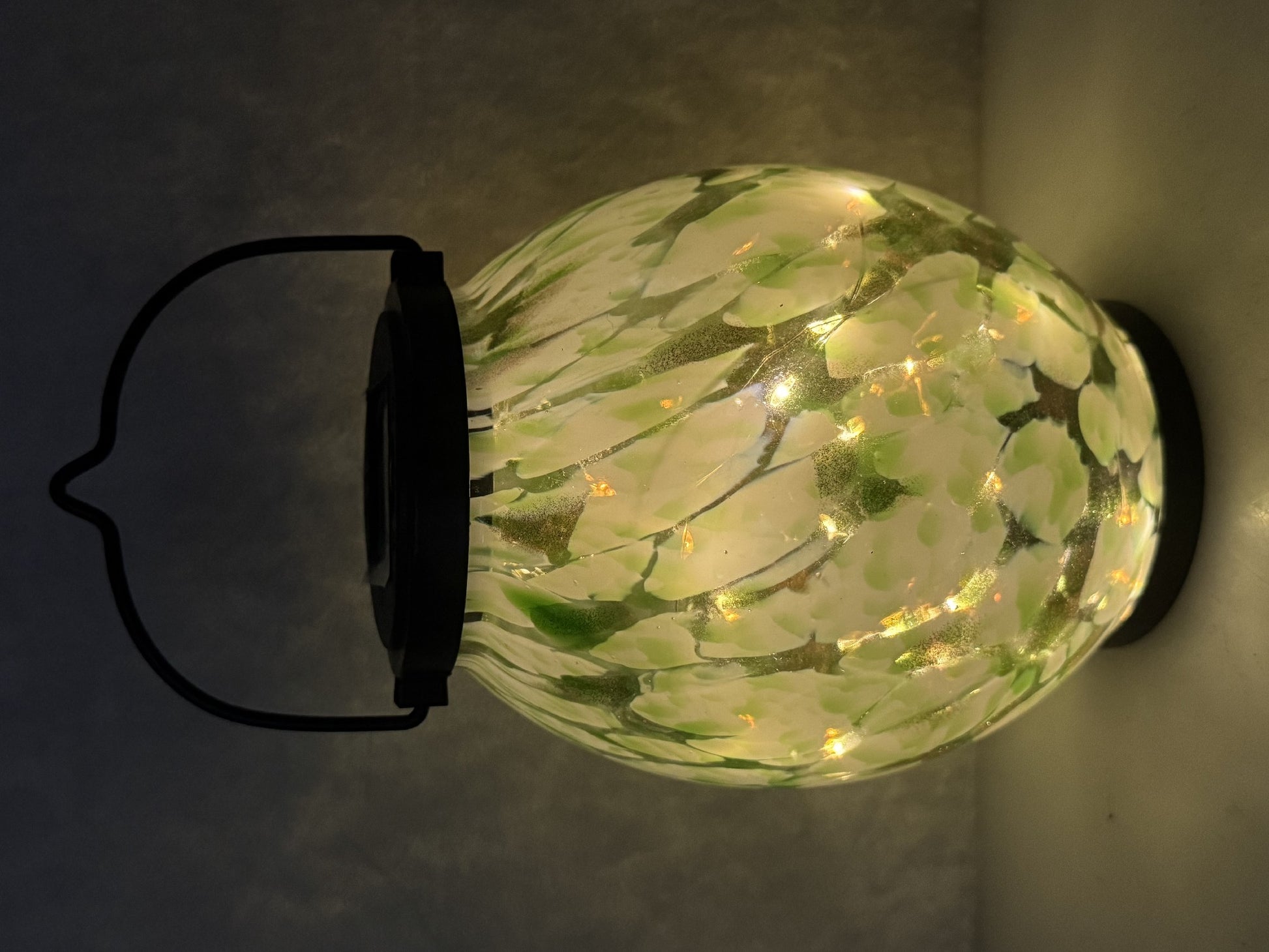 Hanging Solar Lantern [col:soft Pink]