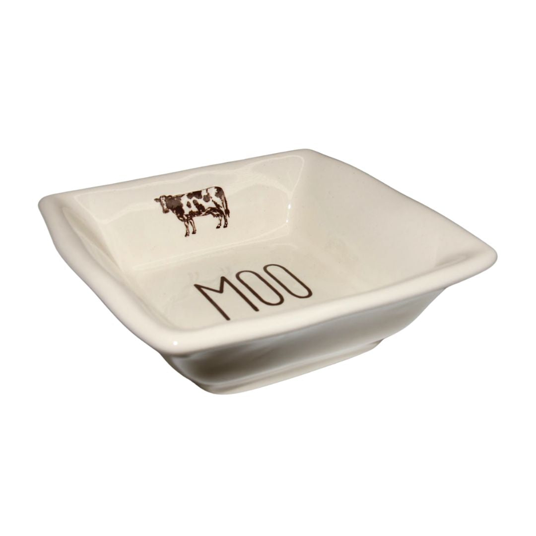 Square Ceramic Farmhouse Dish [desn:cluck]