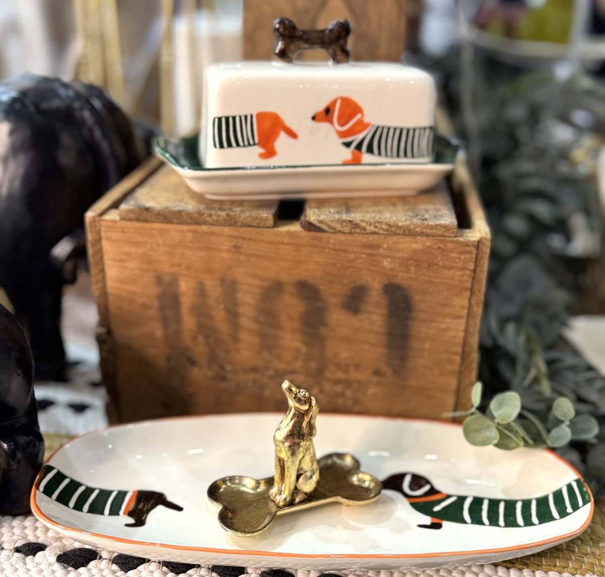 Ceramic Butter Dish - Dashhound