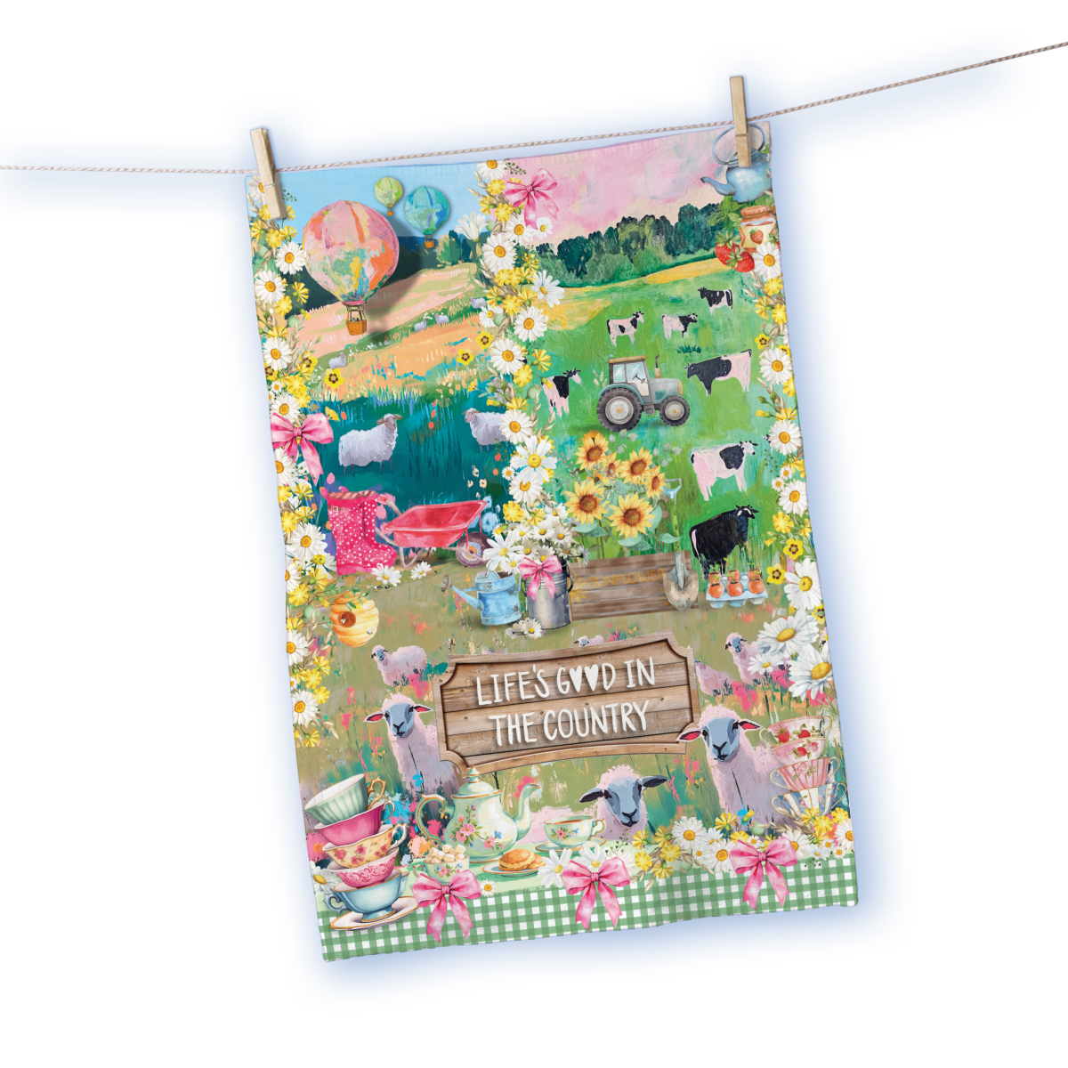 Tea Towel - 9pm [desn:9pm]