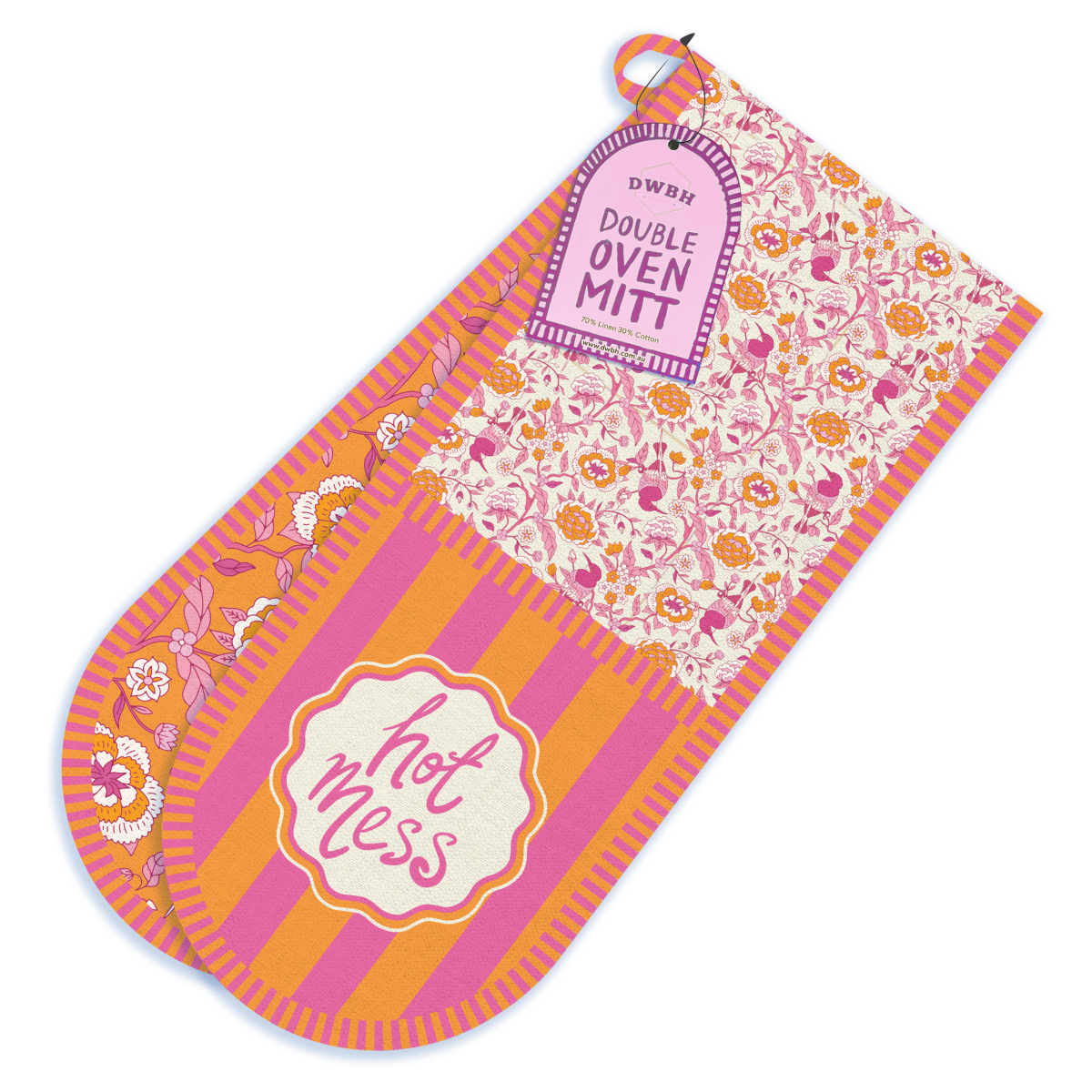 Oven Mitt [col:pink/orange]
